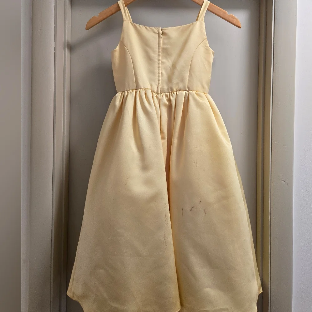 David's Bridal Canary Yellow Flower Girl Dress | Costume, Dress Up, or Formal!